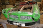 Restauration Karussellauto BMW 507 suche nach den Chromringe für die Lampen